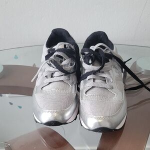 Stylish Kids Silver Sneakers